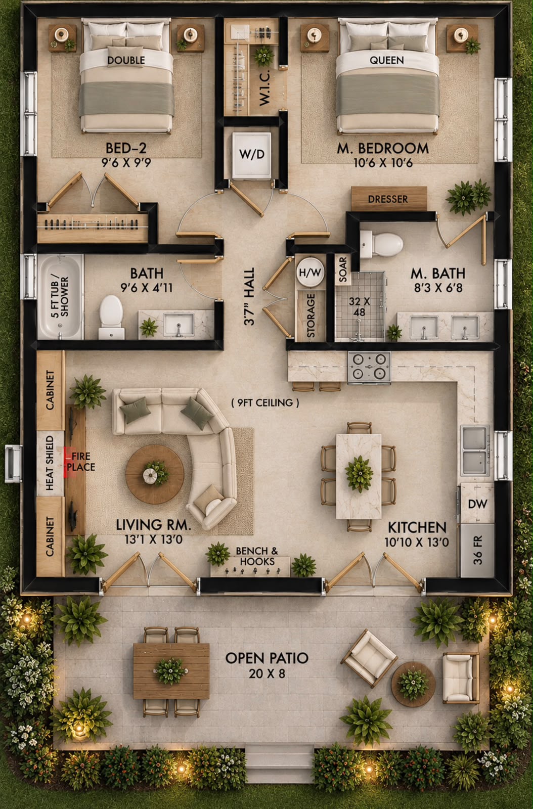 Accessory Dwelling Unit design with efficient layout and modern living solutions